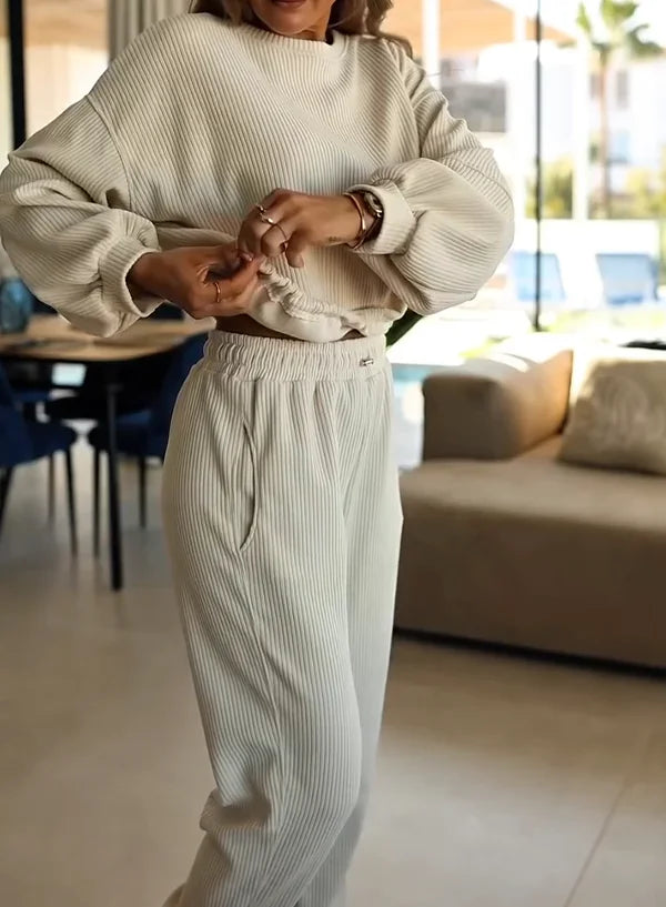 Nirell - Conjunto coordinado de punto de dos piezas