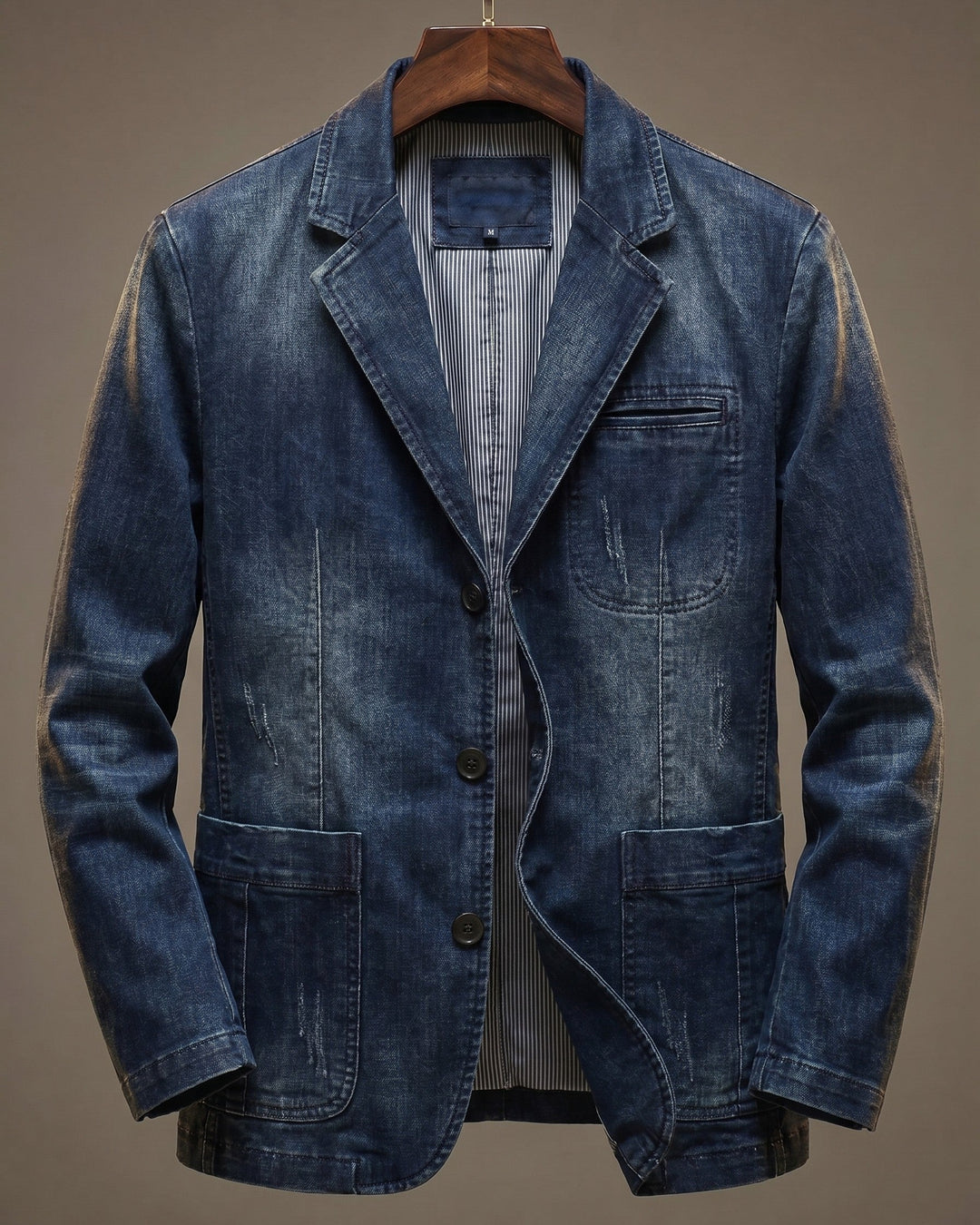 Rexton - Camisa gruesa con efecto lavado