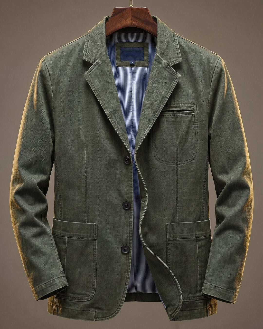 Rexton - Camisa gruesa con efecto lavado