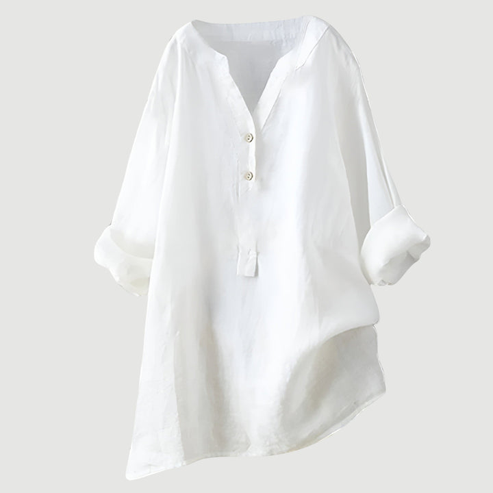 Ámbar - Blusa de lino ligera