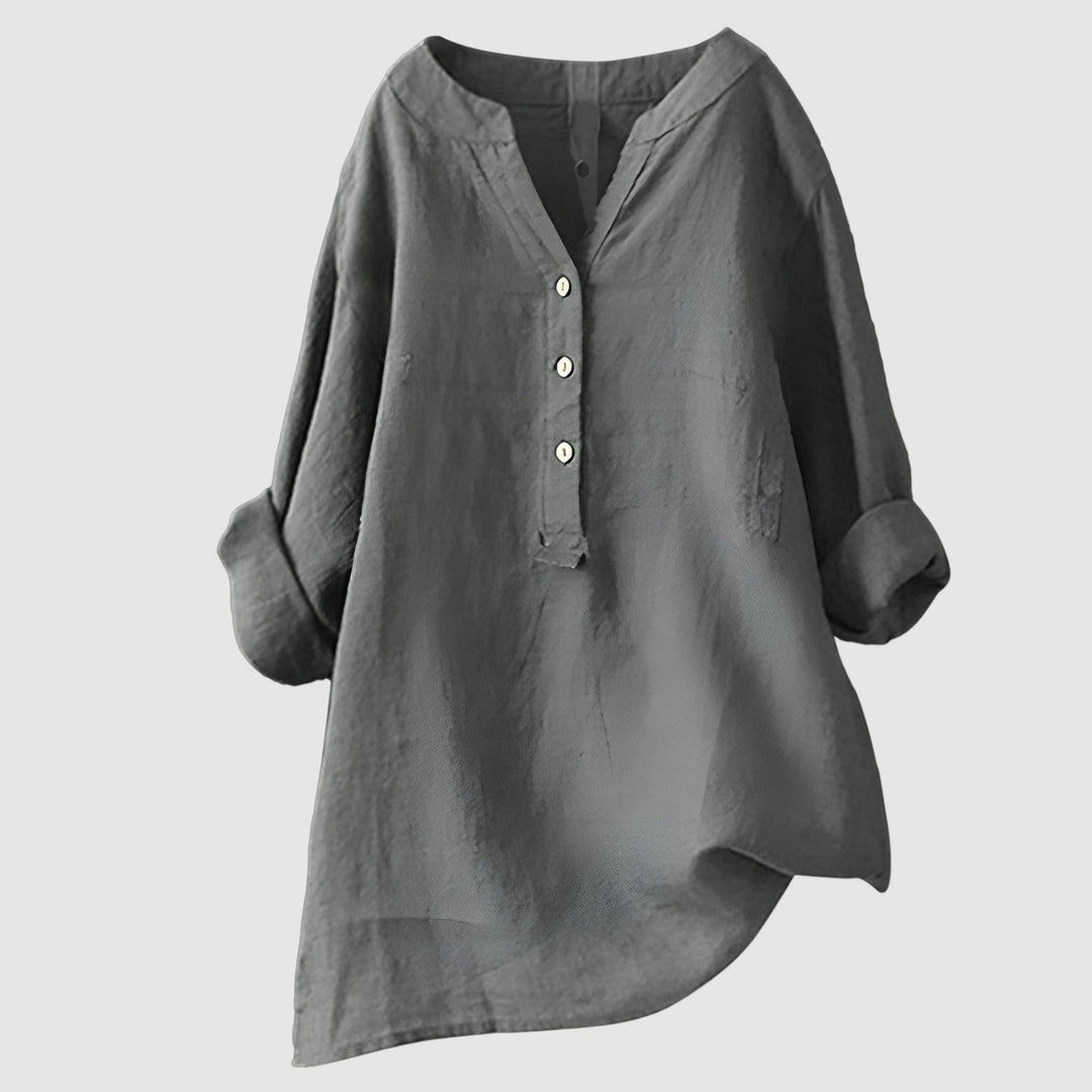 Ámbar - Blusa de lino ligera
