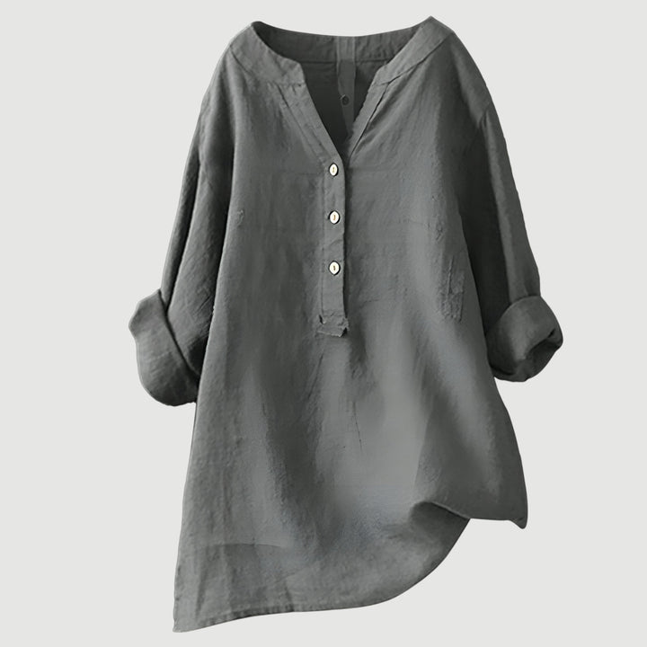 Ámbar - Blusa de lino ligera