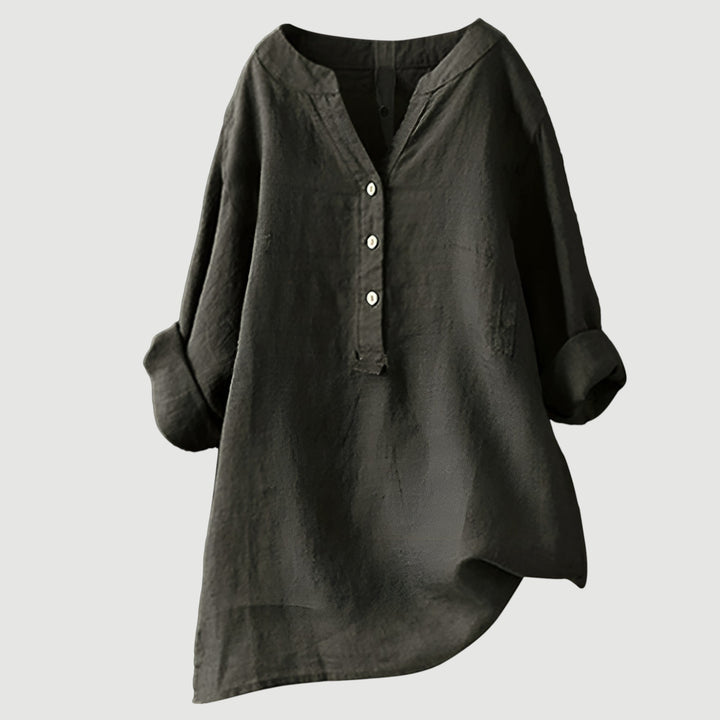 Ámbar - Blusa de lino ligera