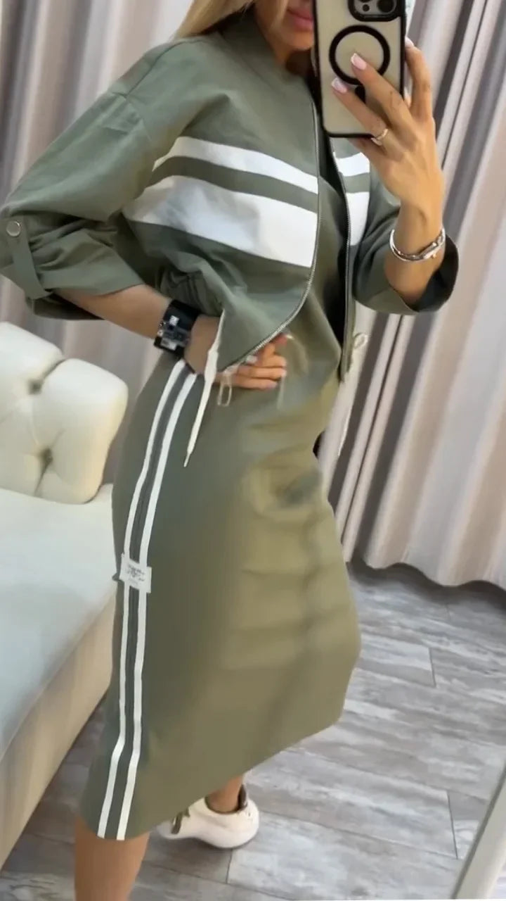 Charletta - Conjunto de Dos Piezas Casual Estiloso