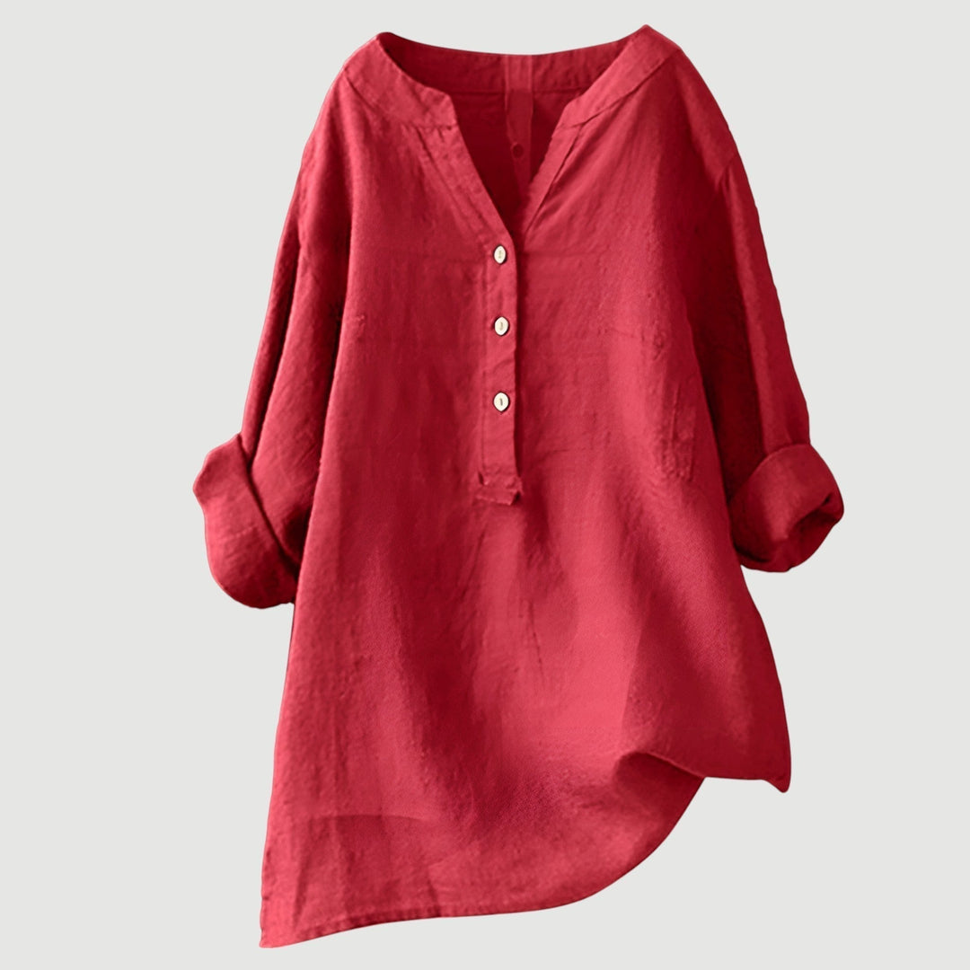 Ámbar - Blusa de lino ligera