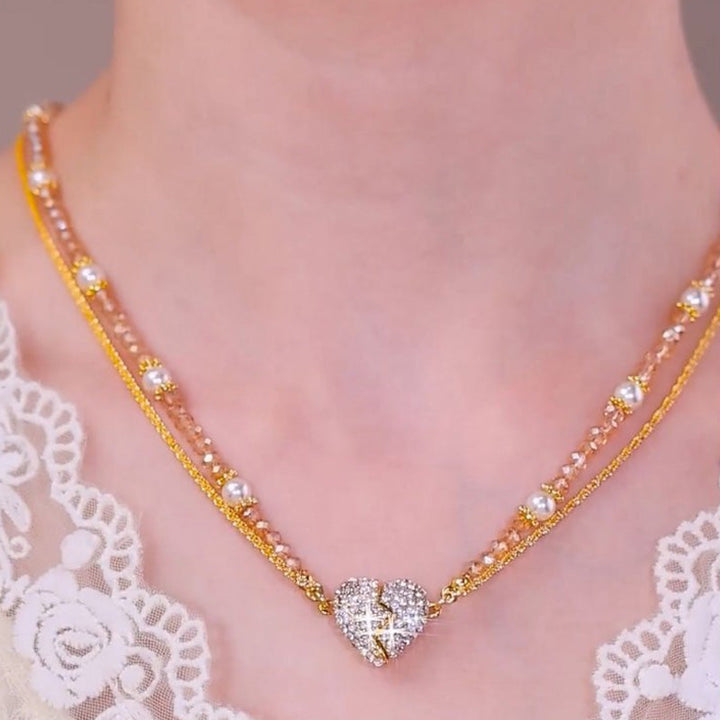 Orlaya - Collar con Colgante de Corazón
