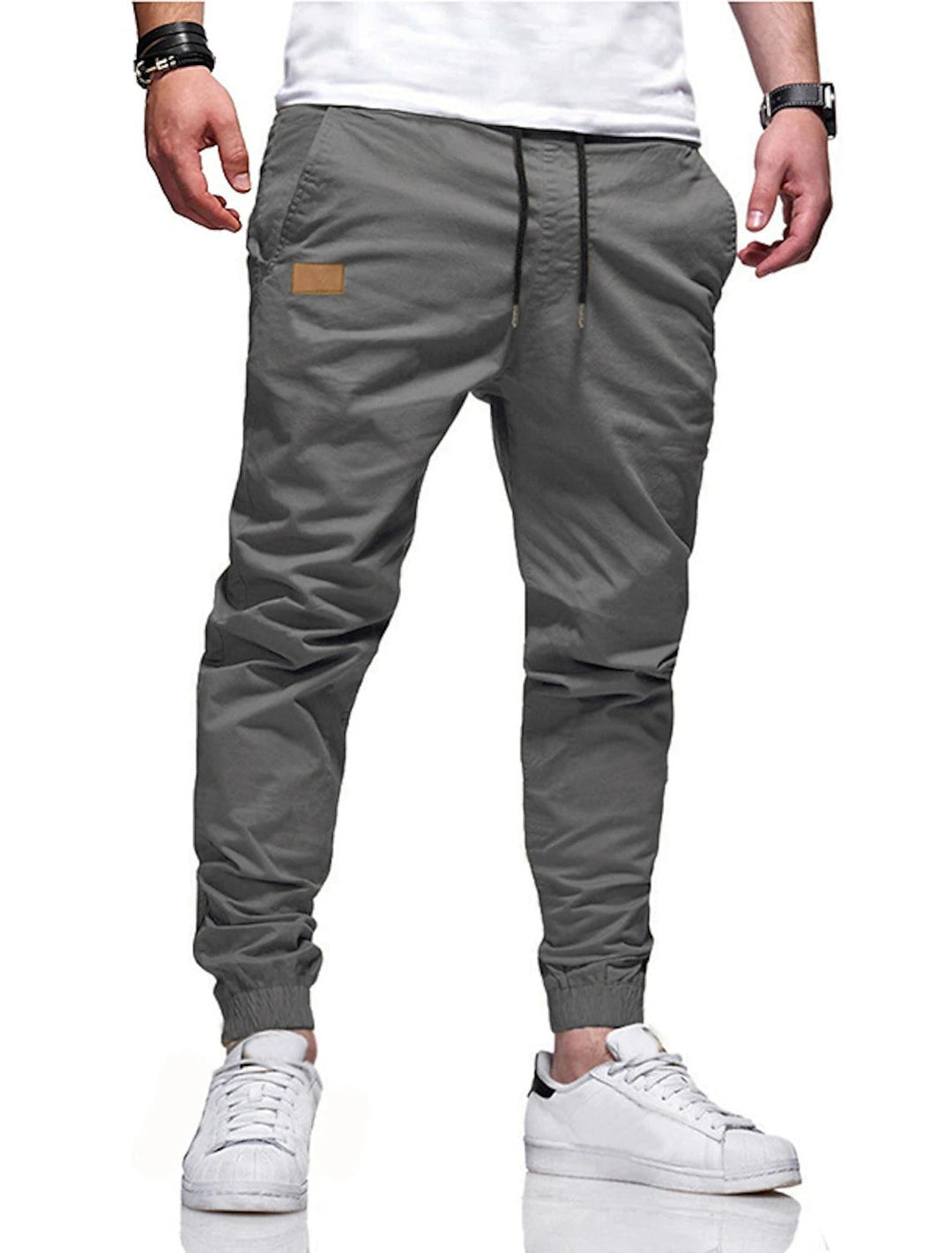 Xavier - Pantalón jogger entallado con jareta