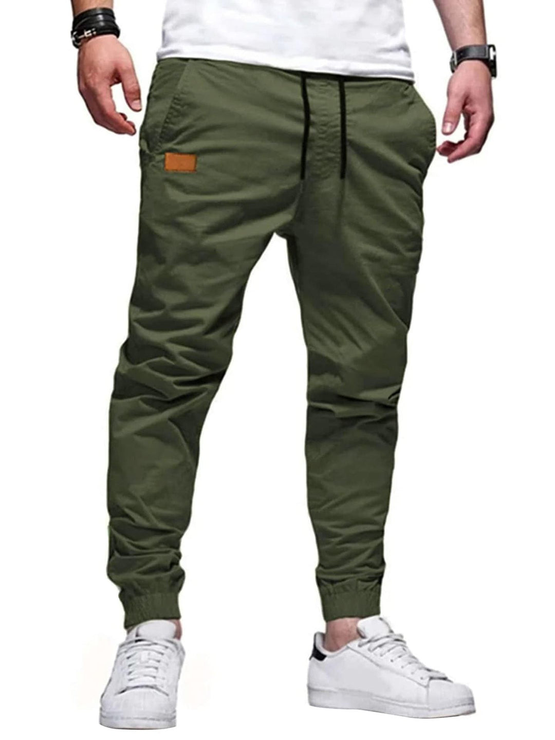 Xavier - Pantalón jogger entallado con jareta