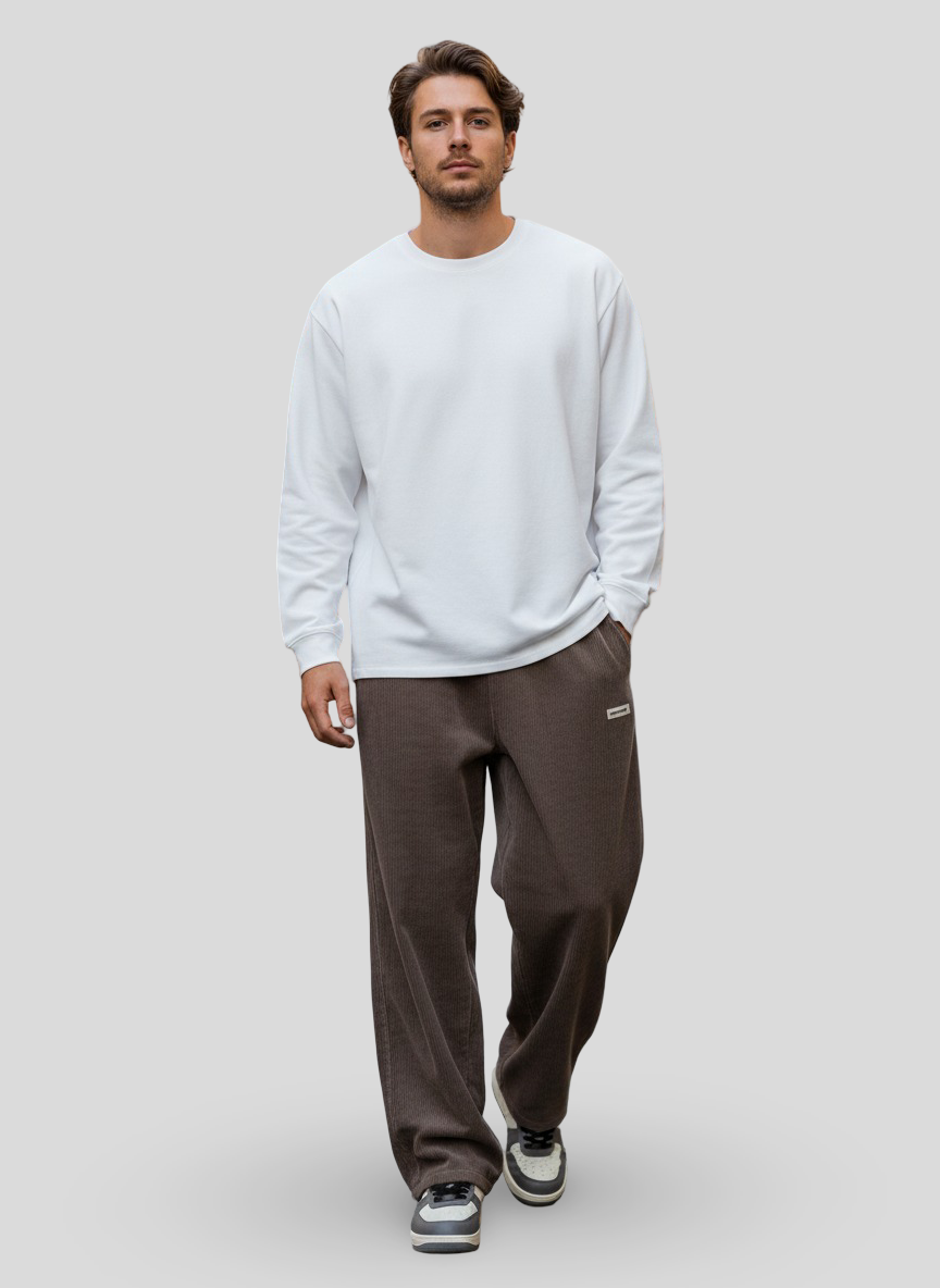 Zaylor - Pantalón de pierna ancha de tacto suave