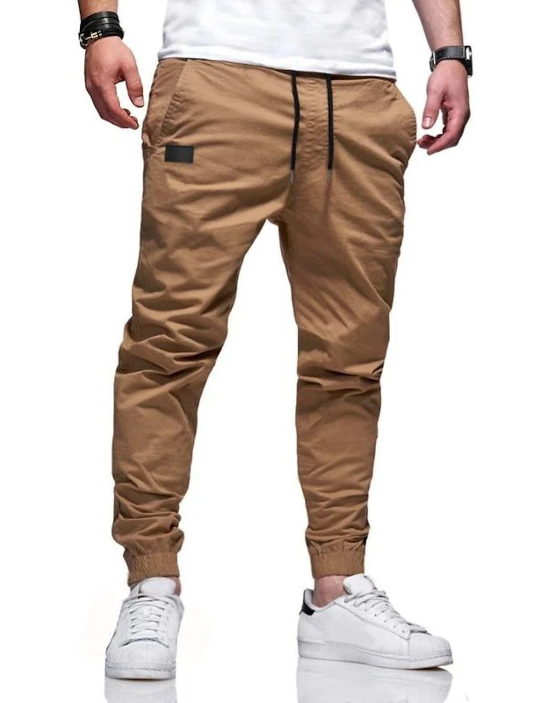 Xavier - Pantalón jogger entallado con jareta