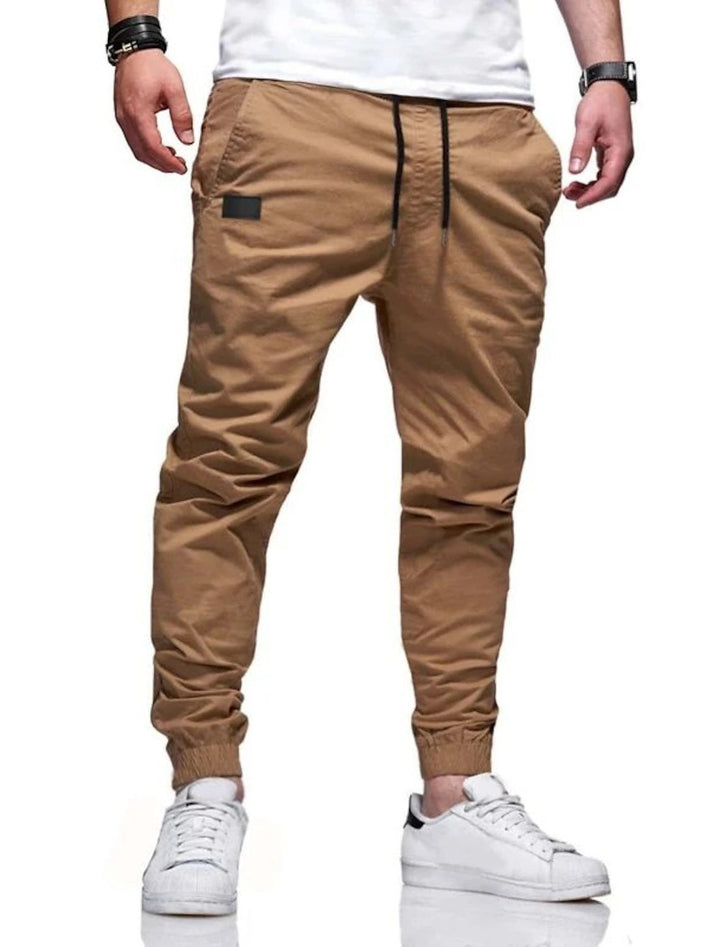 Xavier - Pantalón jogger entallado con jareta