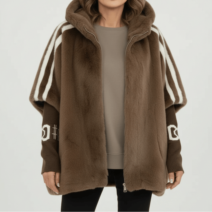 Asha - Abrigo con Capucha Casual Estiloso