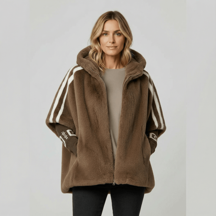 Asha - Abrigo con Capucha Casual Estiloso