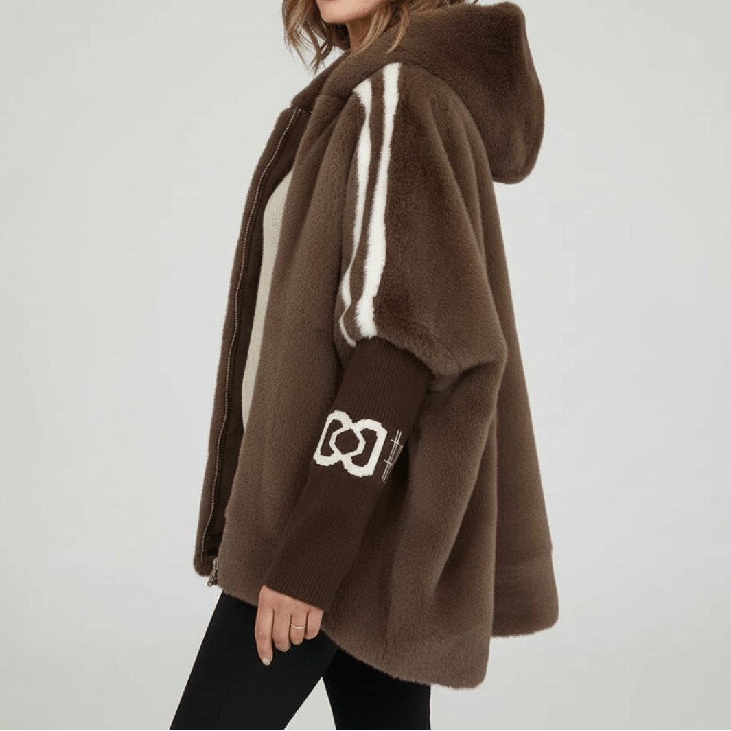 Asha - Abrigo con Capucha Casual Estiloso