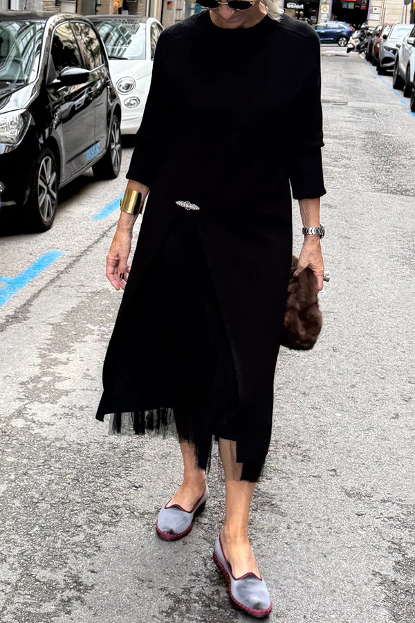 Tarynna - Vestido Midi Casual Estiloso