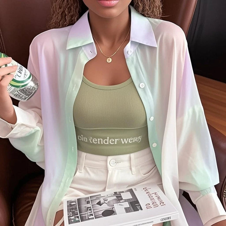 Eudoxia - Blusa casual con estilo