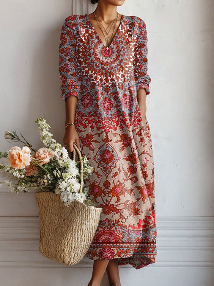 Felicidad - Vestido floral de tacto suave