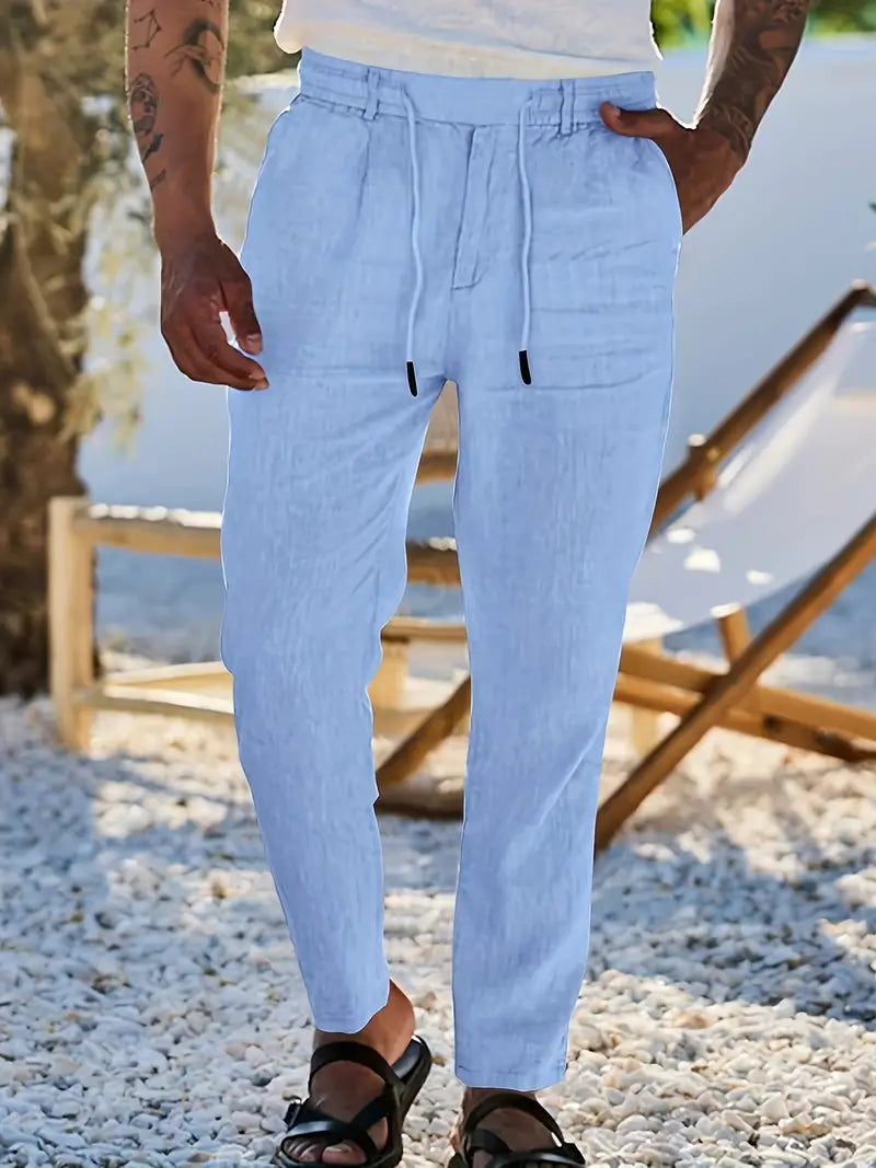 Daxon - Pantalones casuales elegantes