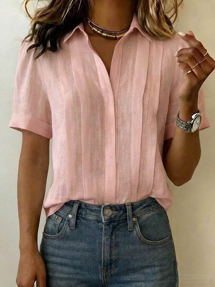 Ionea - Camisa de manga corta abotonada