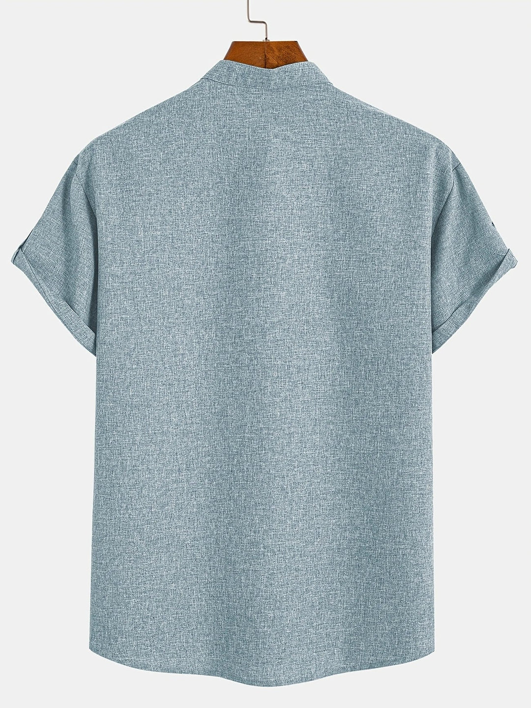 Harlan - Camisa de cuello alto texturizada