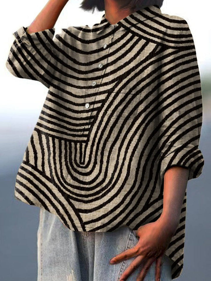 Primrose - Blusa artística de manga larga