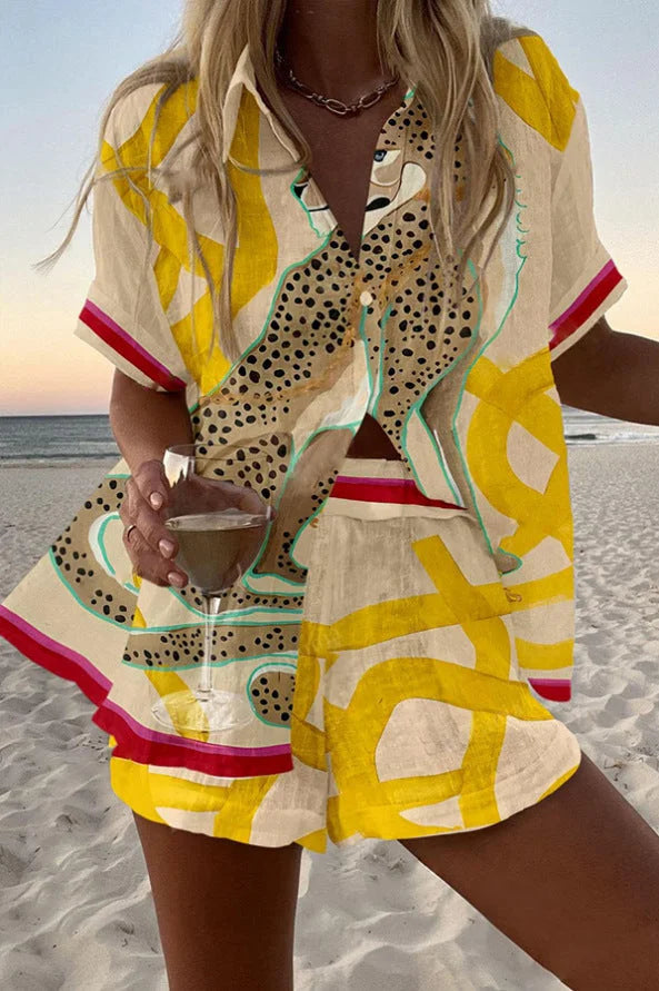 Aislynn - Elegante conjunto informal de dos piezas