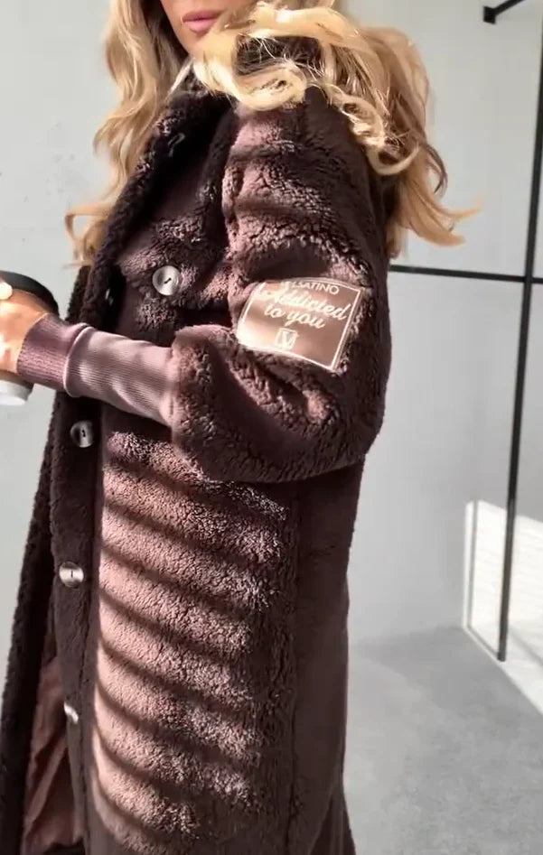 Arvessa - Abrigo con Capucha Casual Estiloso