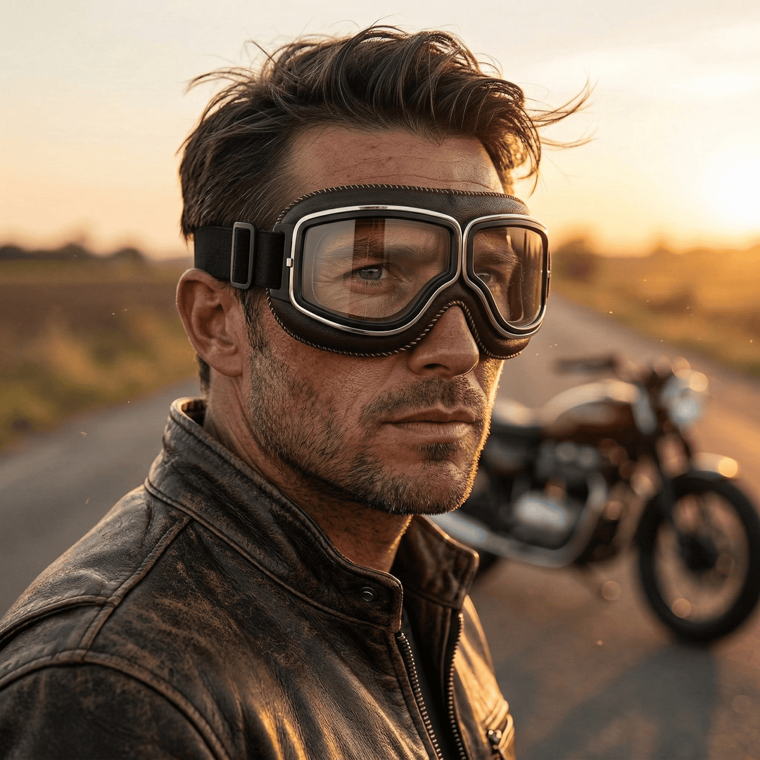 Alaric - Lentes vintage para moto