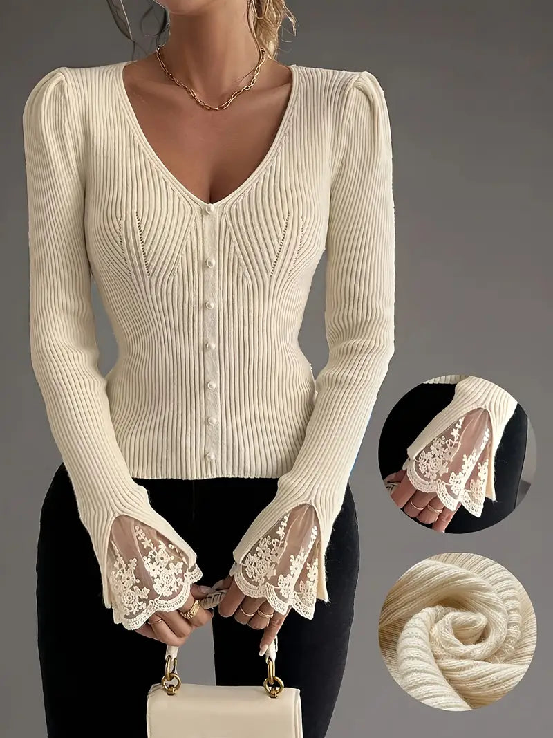 Corinne - Blusa Casual con Estilo