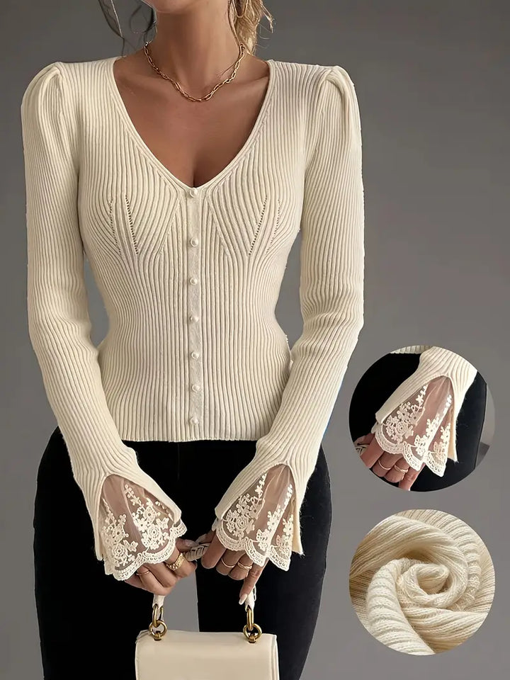 Corinne - Blusa Casual con Estilo