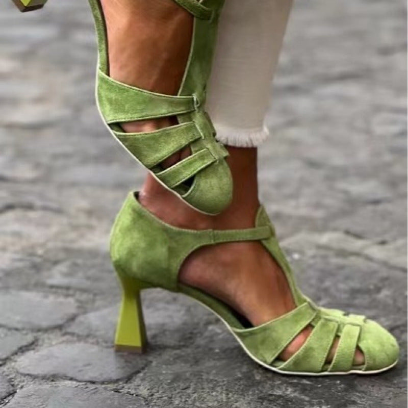 Lillian - Sandalia de cuña con tiras suaves al tacto