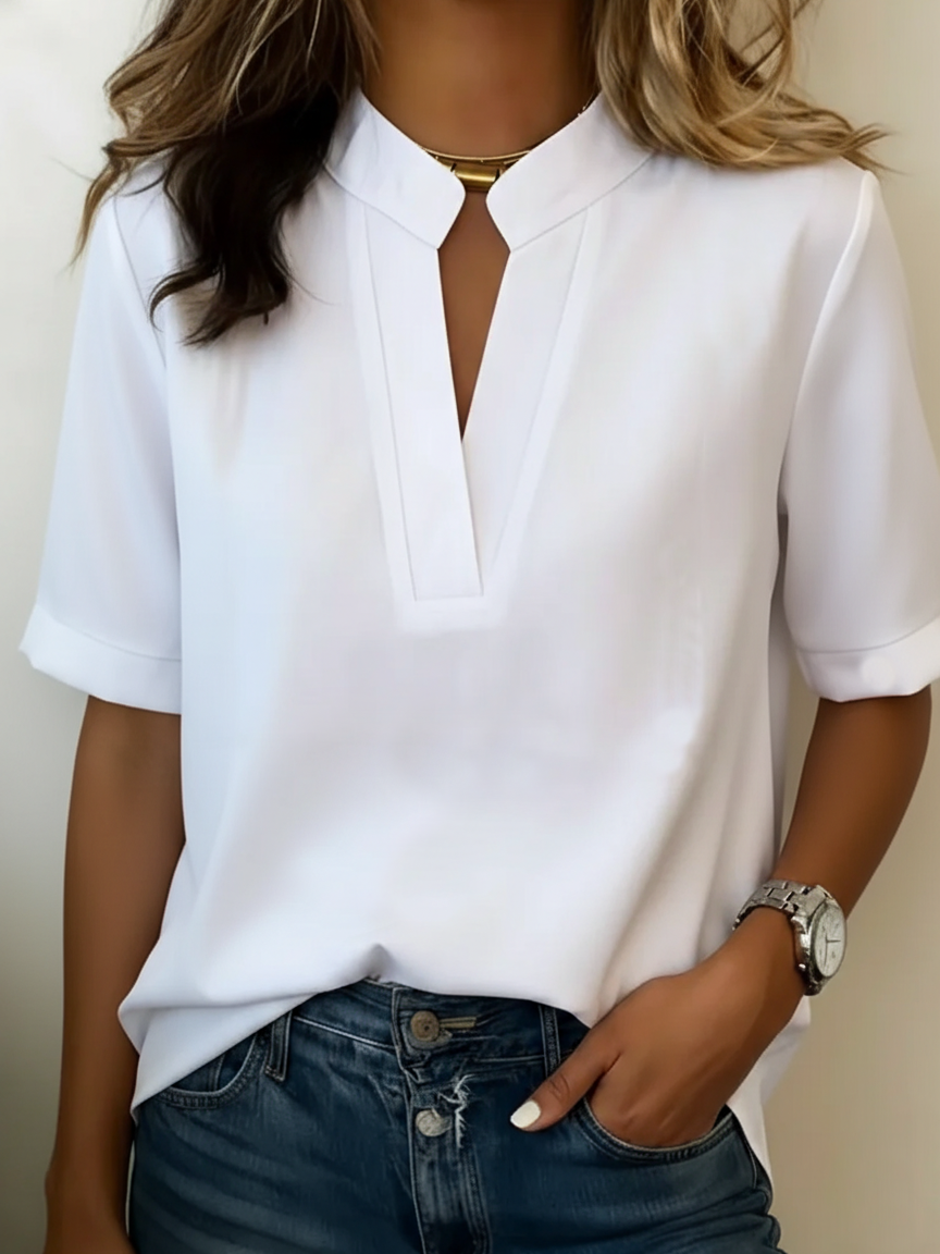 Xenia - Blusa de tacto suave