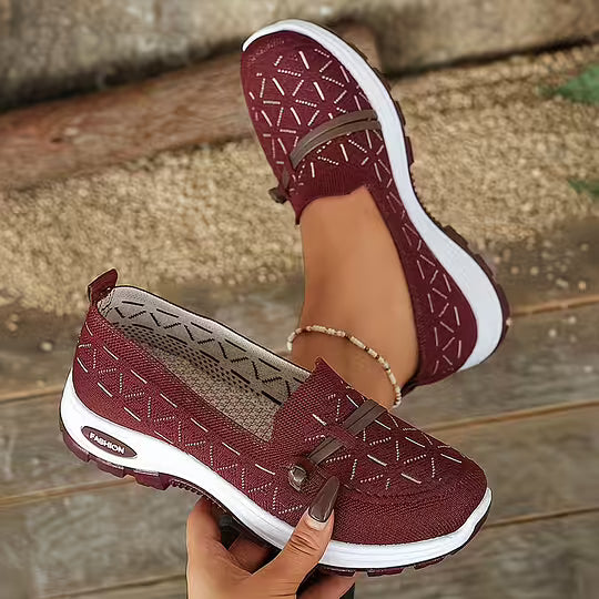 Xylah - Tenis casuales sin agujetas para caminar