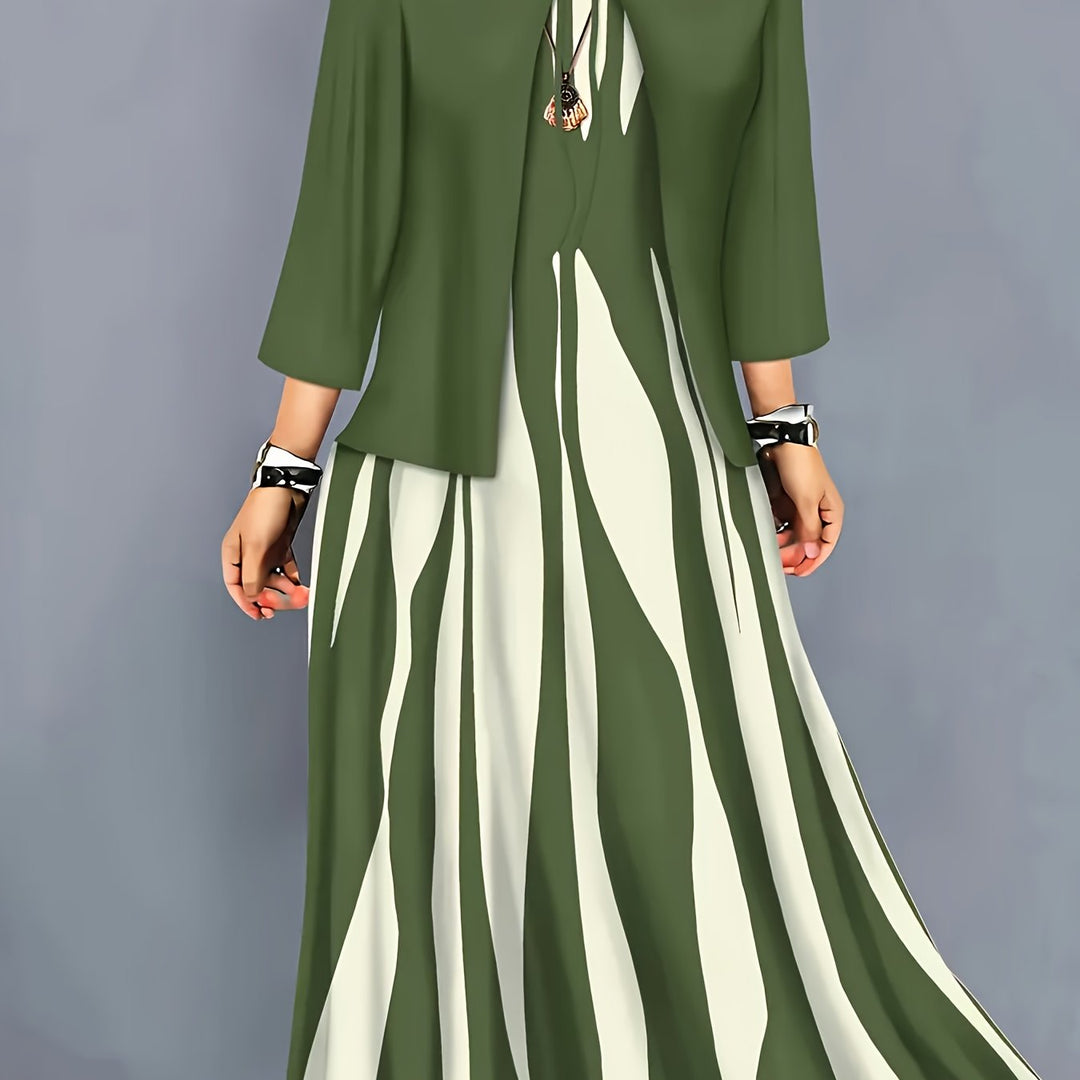 Zarabeth - Vestido Midi Casual Estiloso