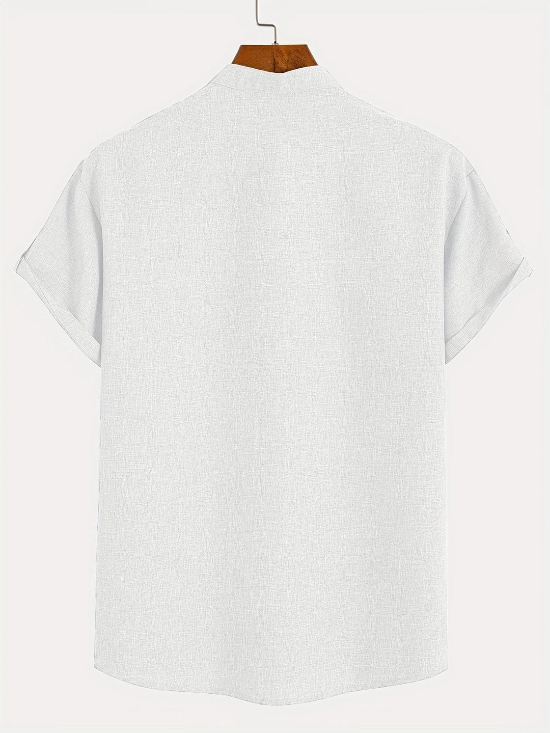 Harlan - Camisa de cuello alto texturizada