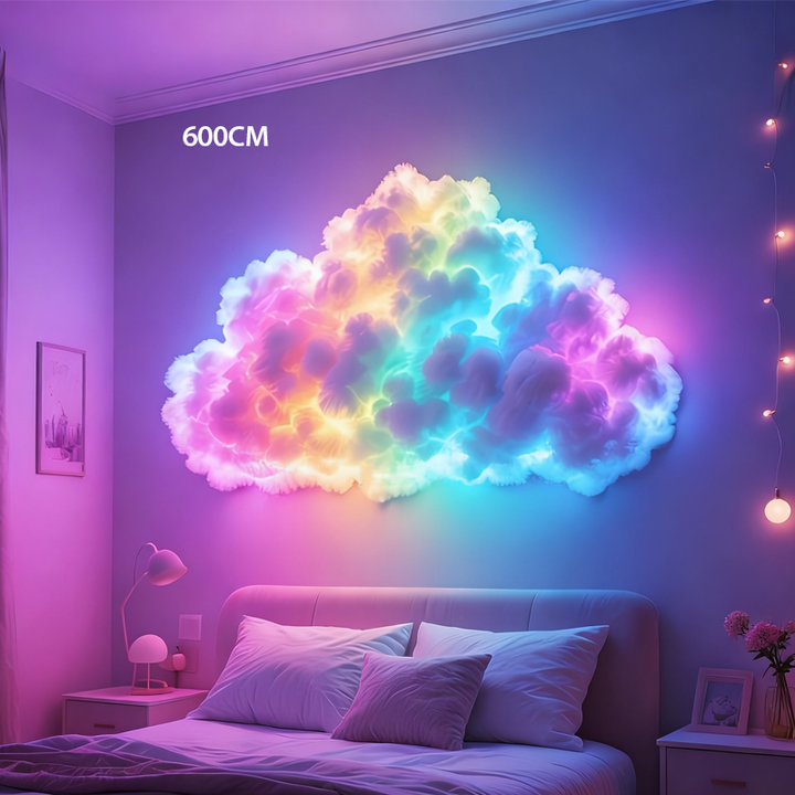 Liliana - Lámpara de Pared RGB en Forma de Nube