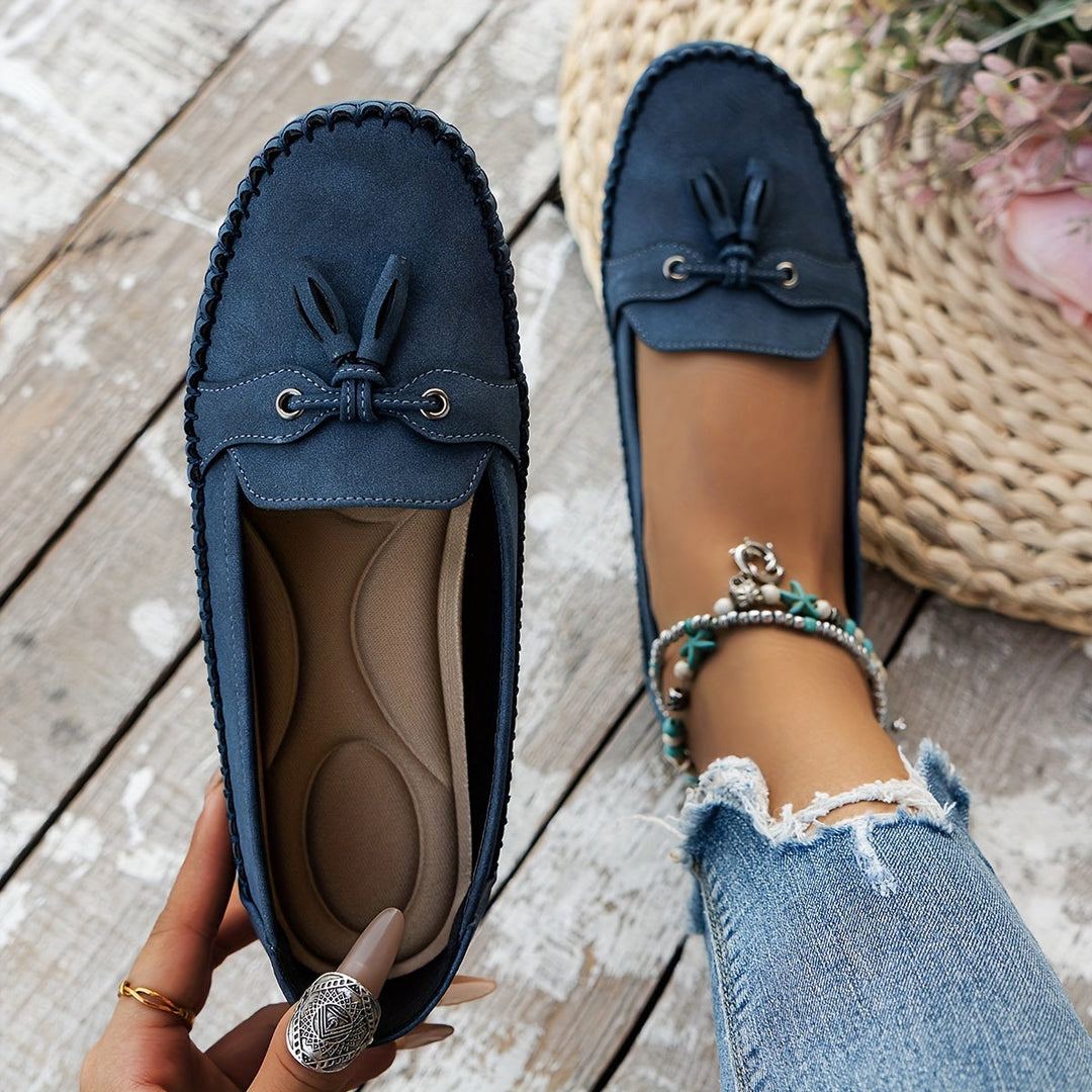 Stella - Mocasines acolchonados con borlas