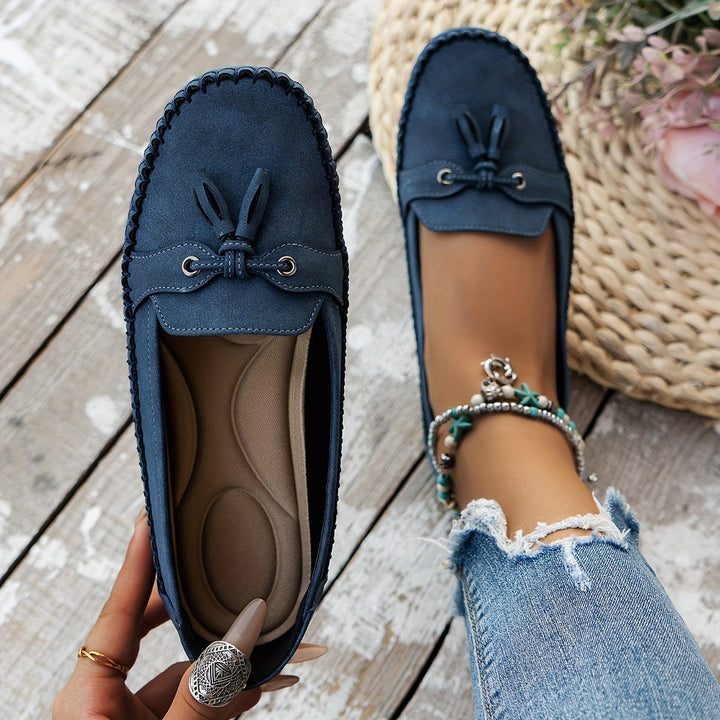 Stella - Mocasines acolchonados con borlas