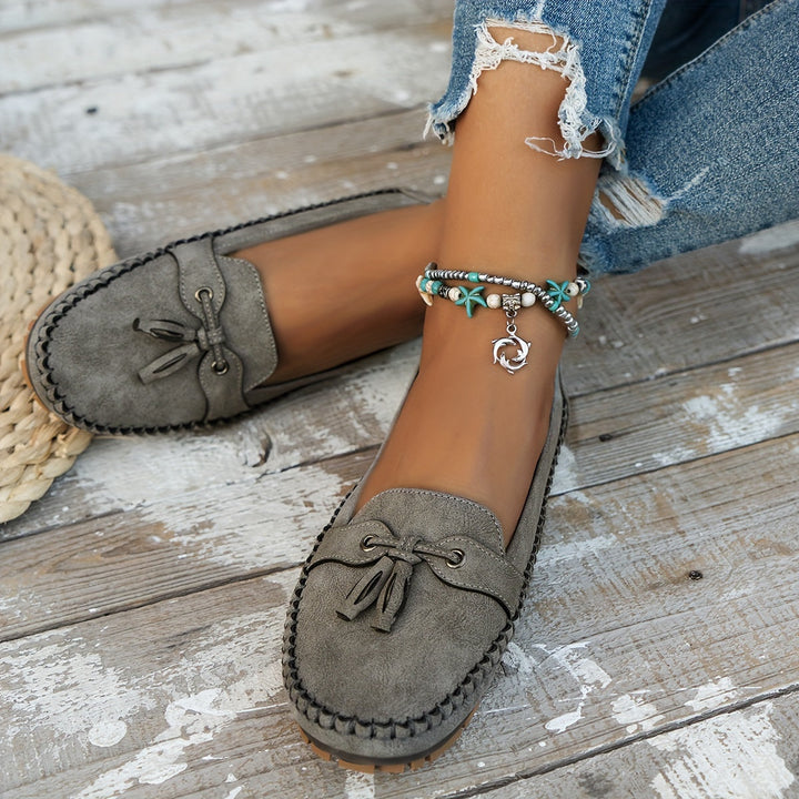 Stella - Mocasines acolchonados con borlas