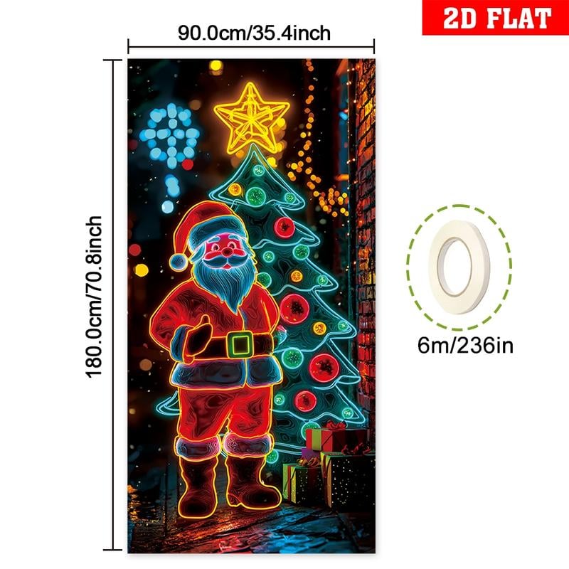 Caroline - Letrero Navideño Neón para Puerta