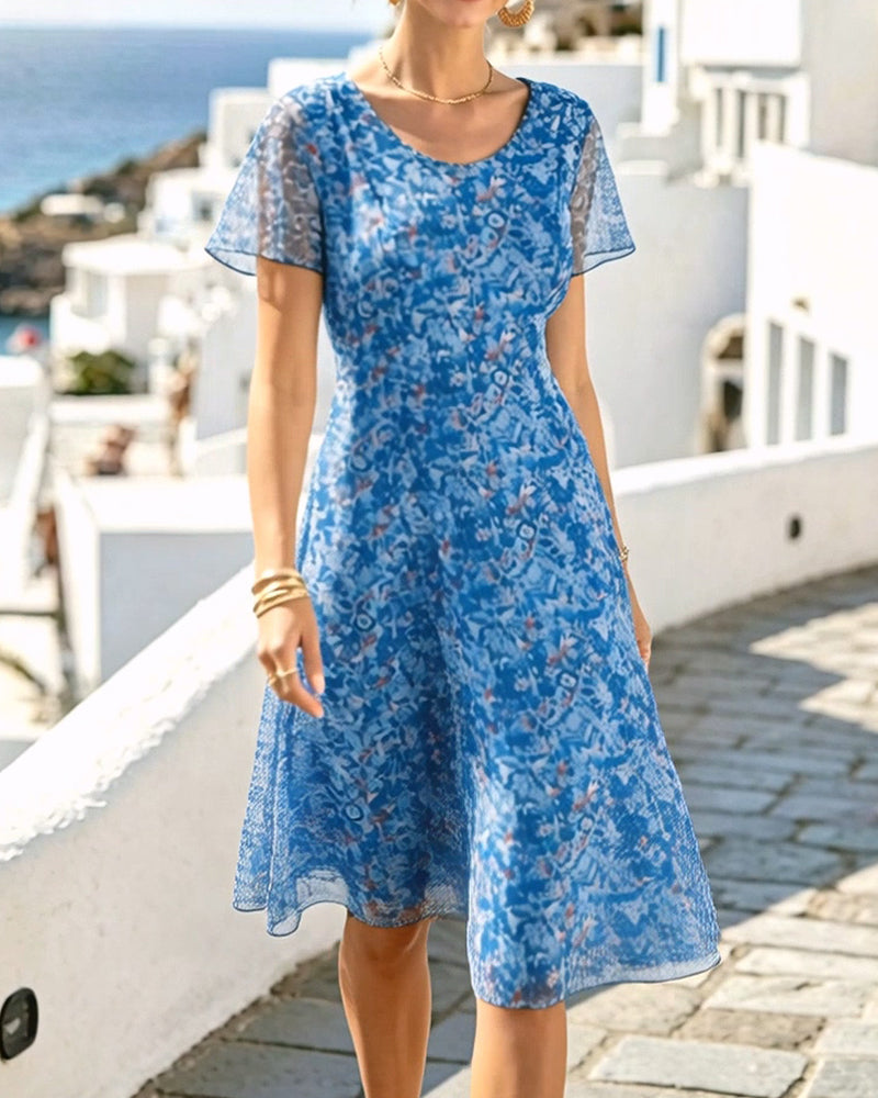 Kynara - Vestido estampado a la rodilla