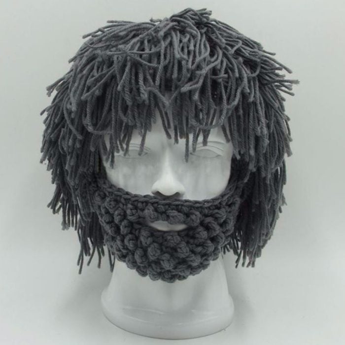 Braviron - Gorro con Barba Tejida