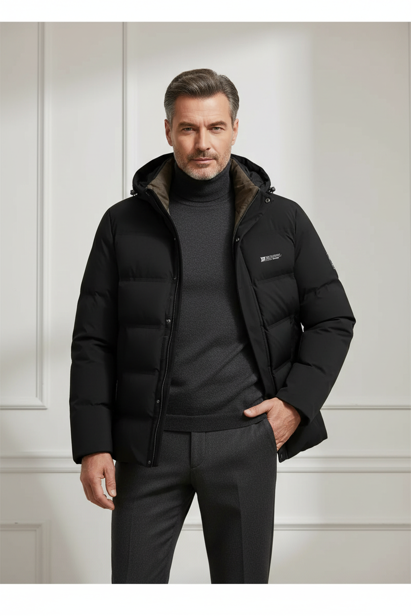 Trenrik - Abrigo con Capucha Casual Estiloso