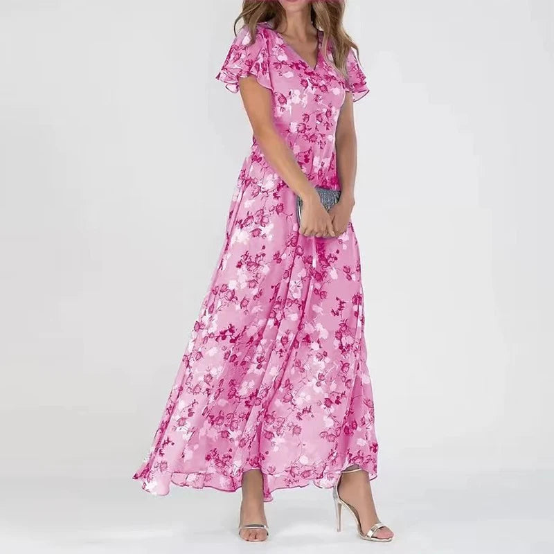 Aleira - Vestido maxi casual elegante