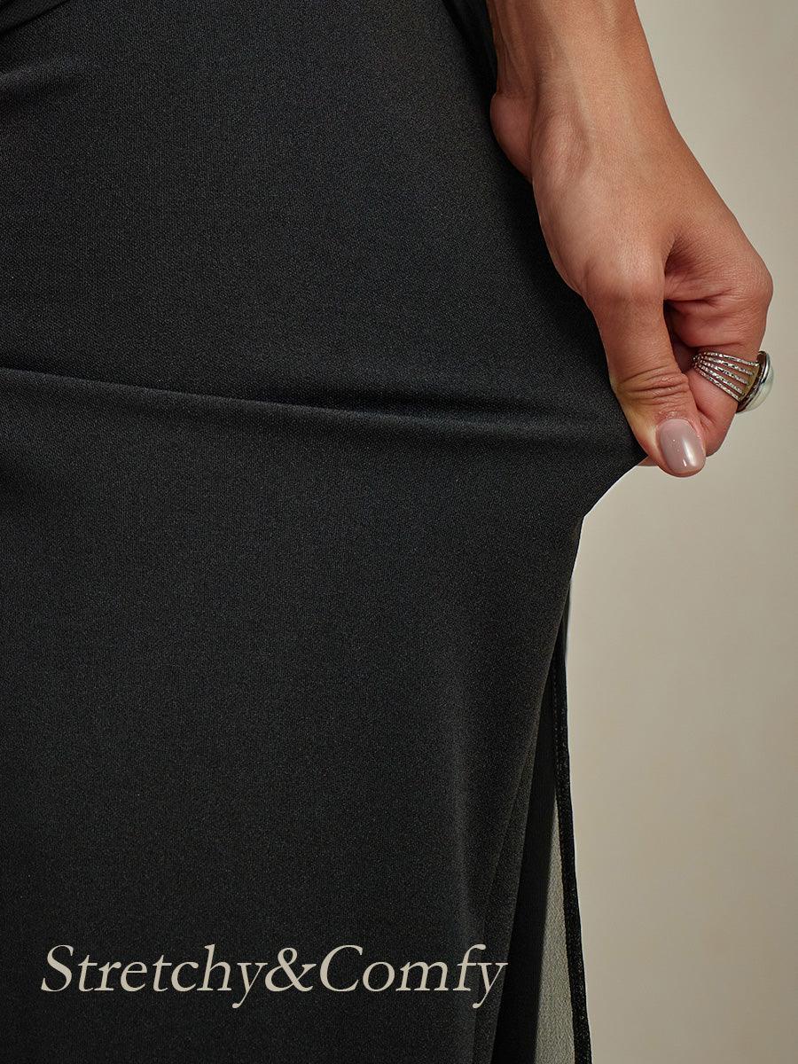 Tairess - Pantalón de pierna ancha