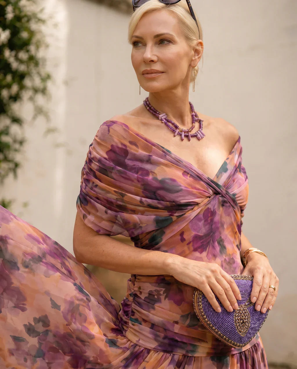 Samantha - Vestido elegante con drapeado