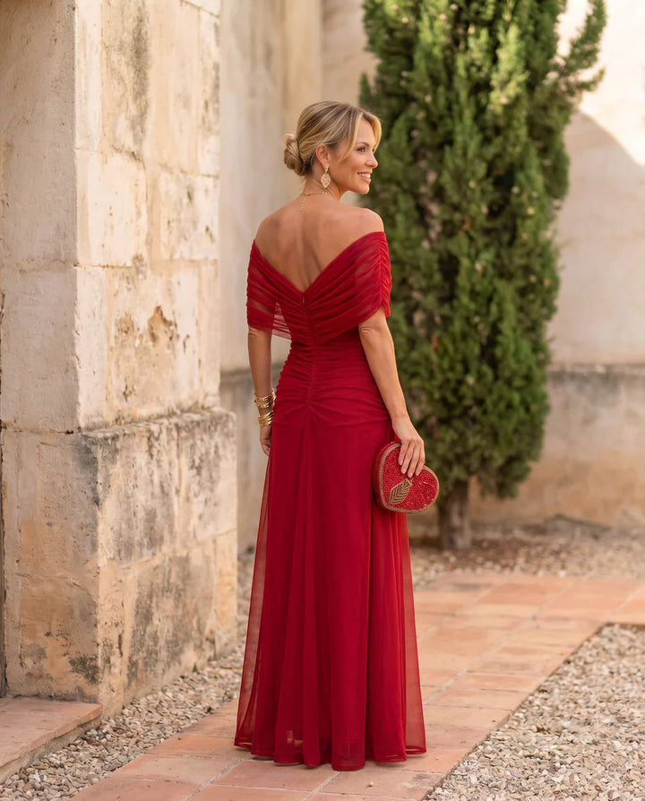 Samantha - Vestido elegante con drapeado