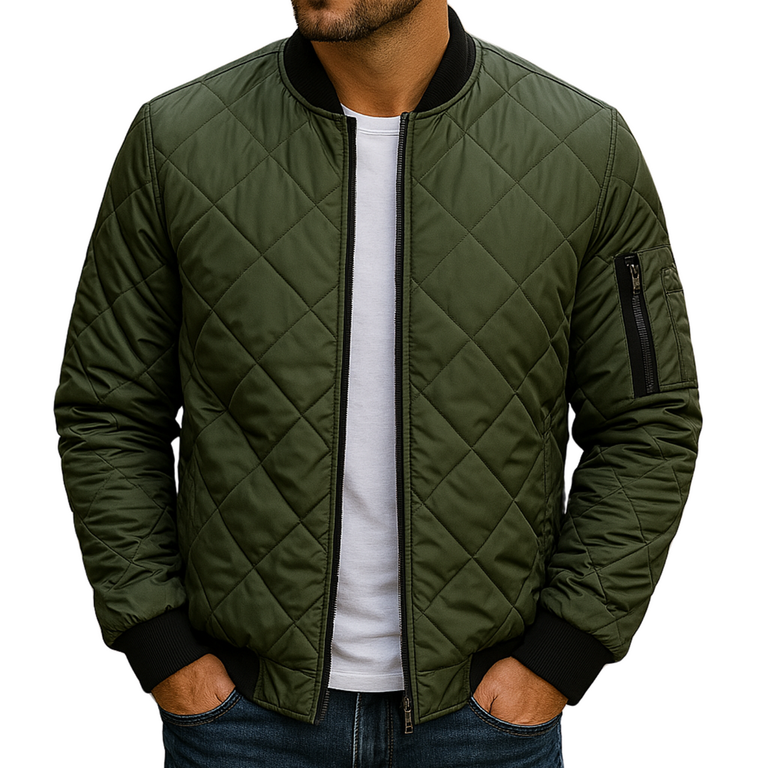 Tanner - Chamarra bomber acolchada