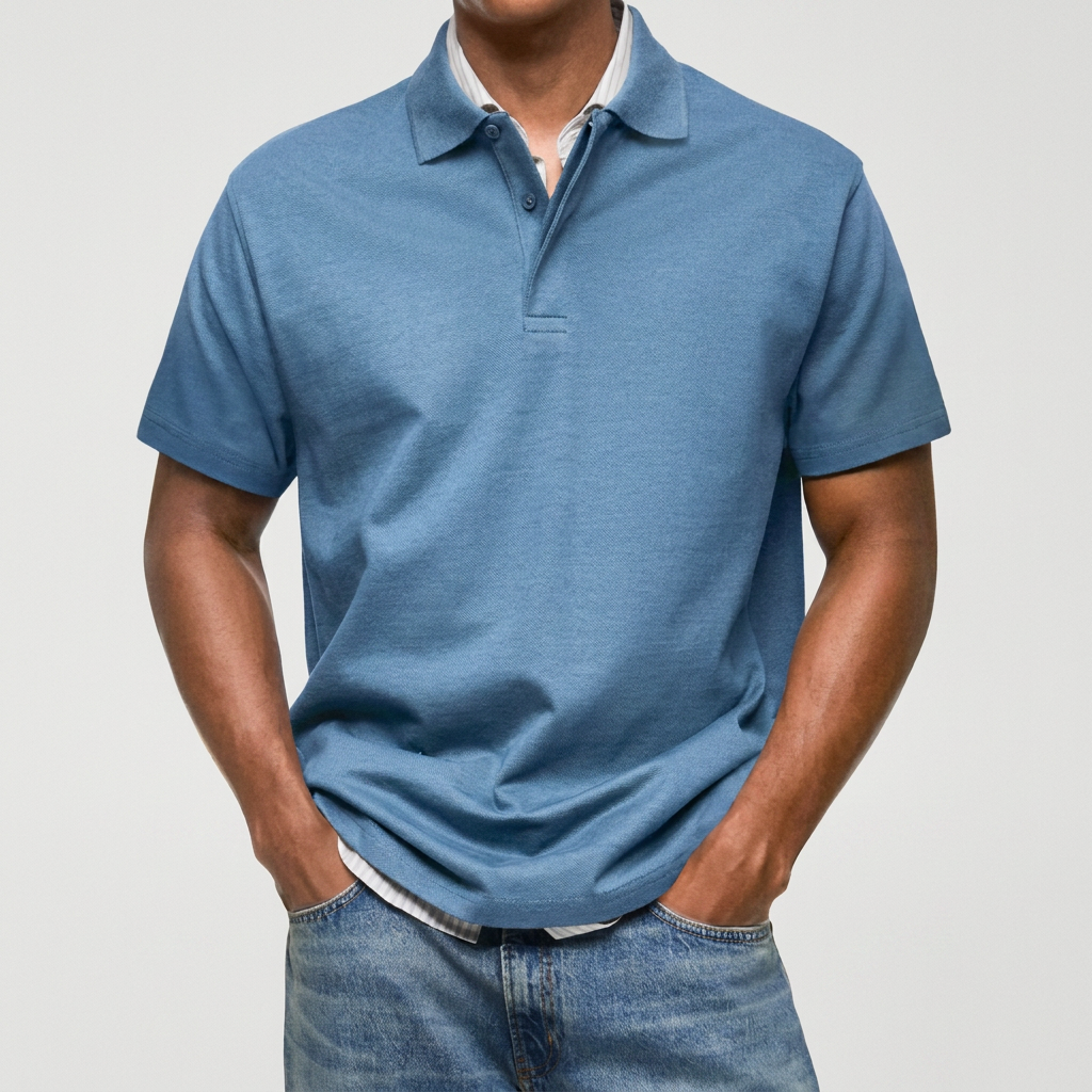 Stewart - Polo de punto texturizado