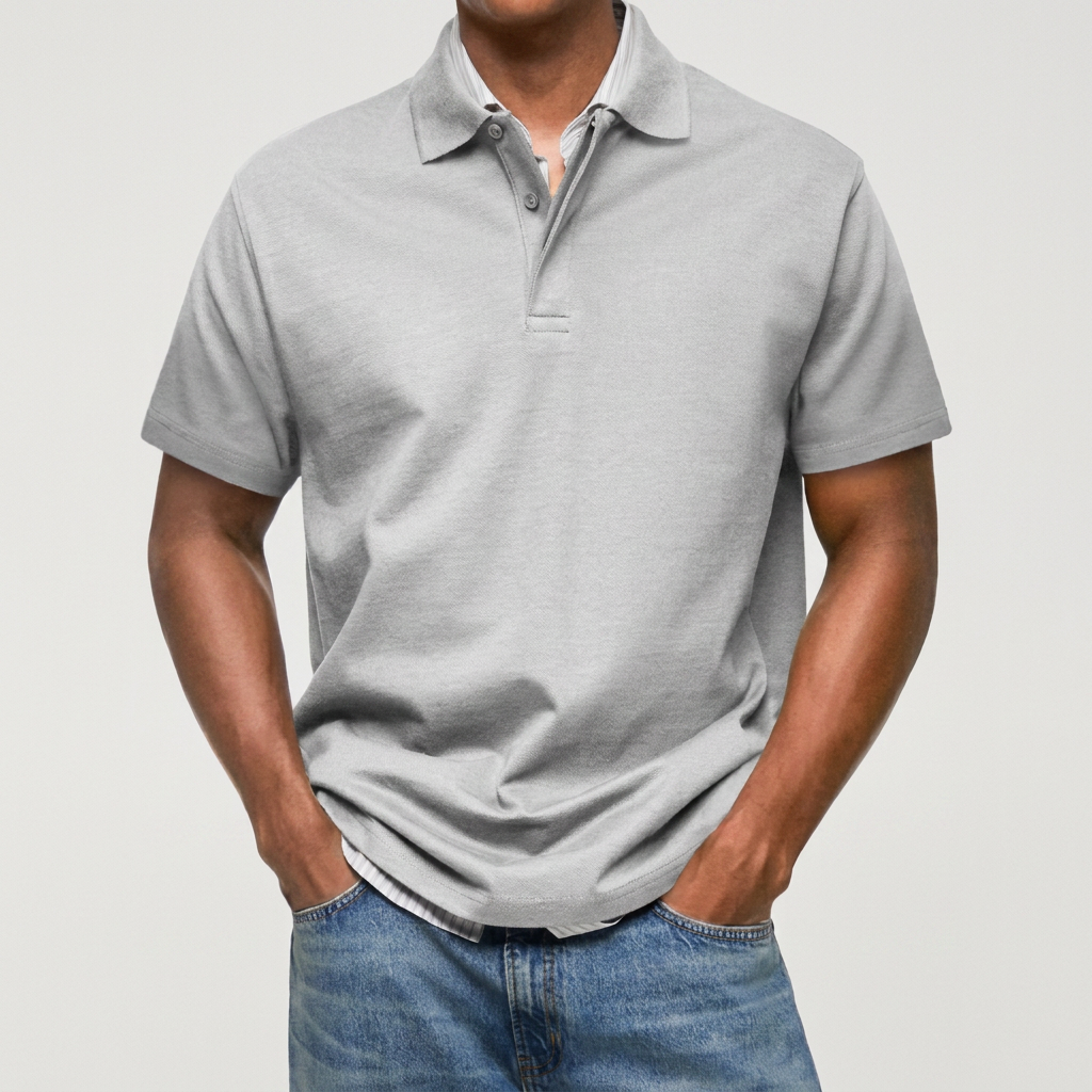 Stewart - Polo de punto texturizado